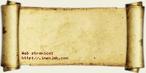 Omilj Krnjinac vizit kartica